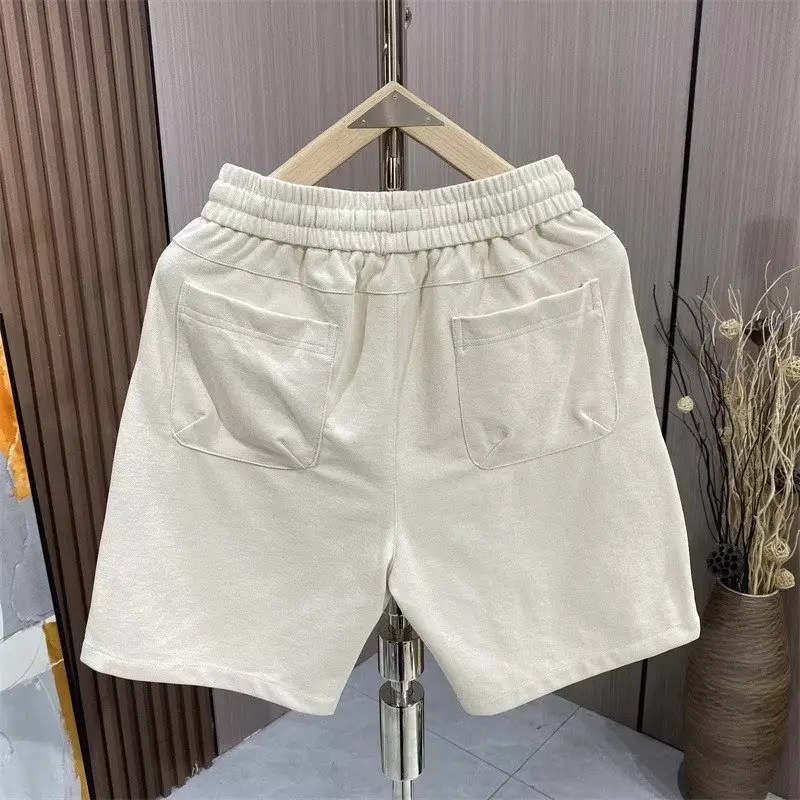 Fashion Summer New Loose-fitting Men's Solid Color Youth Popular Casual Straight-leg Pants