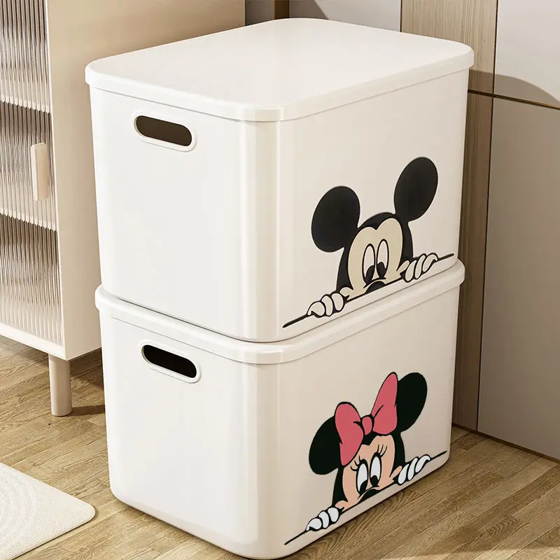

Креативный ящик для хранения с изображением Микки Мауса из мультфильма Disney, Домашний Настольный ящик для мелочей, закусок, детские игрушки, органайзер для косметики, ящик для хранения