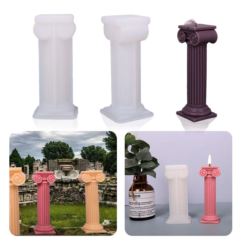 Juego de 6 columnas romanas para decoración del hogar, accesorios de fotografía y proyectos de bricolaje, diseño clásico nórdico