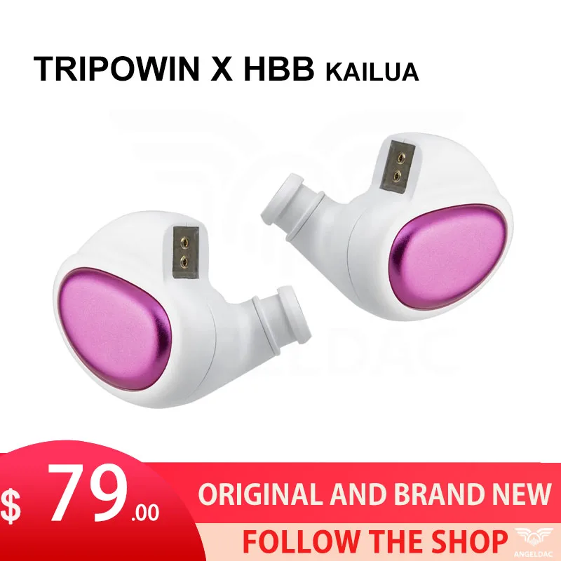 

Tripowin X HBB Kailua Dual Dynamic Driver In-Ear Monitor with Detachable OCC Cable 0.78mm 2Pin Connector for Audiophile Musician