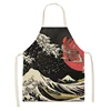 Women's kitchen apron Gorgeous patterns Restaurant chef barber barman apron Waterproof apron for menand child painting apron 3