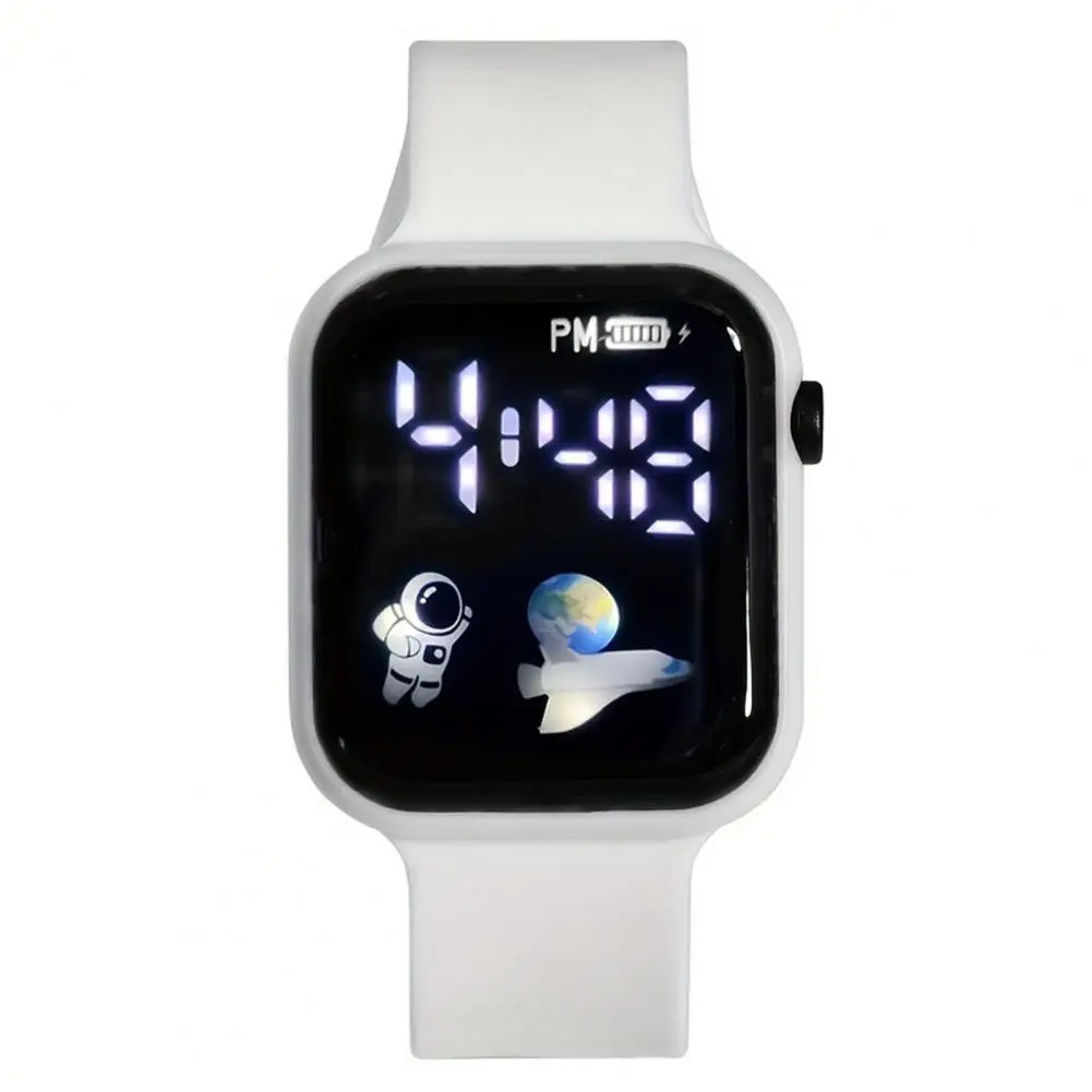 

Comfortable Strap Watch Stylish Square Led Digital Watch Sporty Design Shockproof Accurate for Students Sports Enthusiasts Led