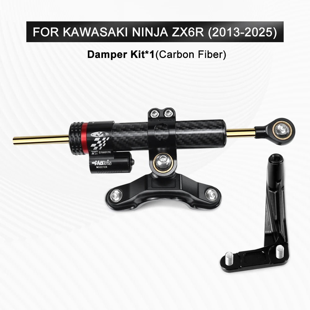 Motosiklet gidonu Direksiyon Amortisör Kiti Kawasaki Ninja ZX-6R