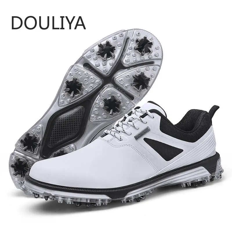 Men Waterproof Golf Shoes Comfortable Outdoor Size 40-47 Walking Footwears Anti Slip Athletic Sneakers golf shoes