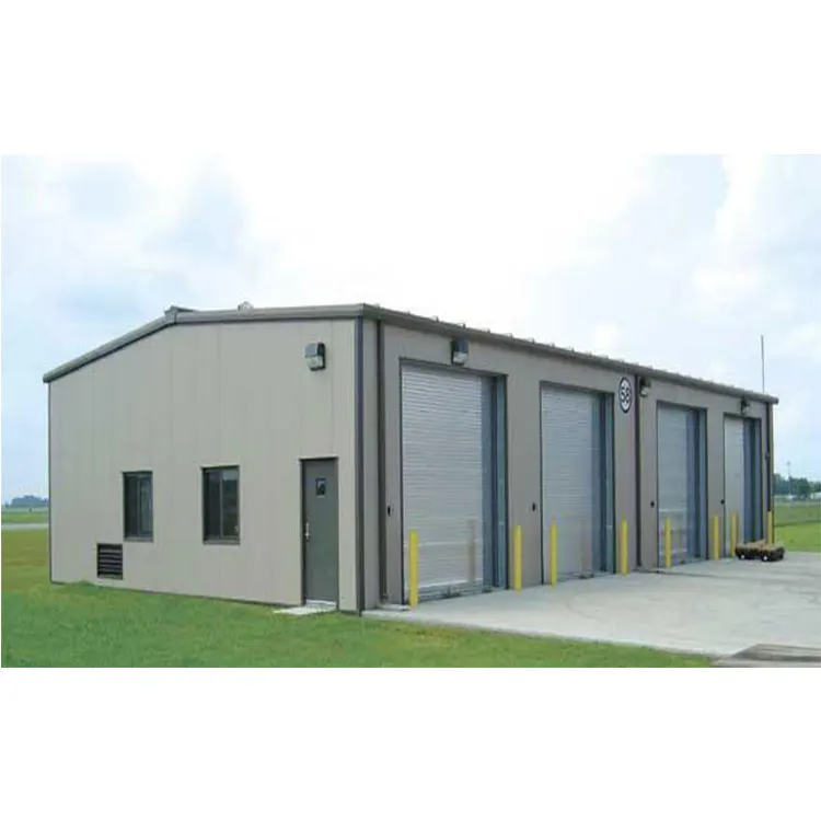 Prefab Garage Steel Structure Shed Galvanized Steel Warehouse