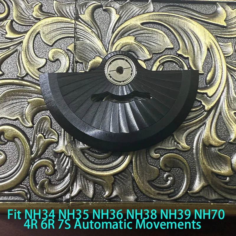 Customized Automatic Hammer Rose Gold Black Blue Silver Gold Watch Rotor Parts