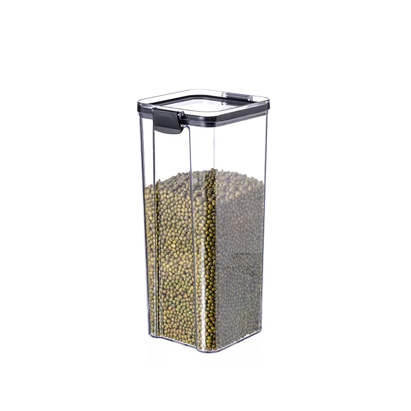 Kitchen Storage Box Food Grade Plastic Cans For Whole Grains Snacks Dry Goods Tea Storage Container