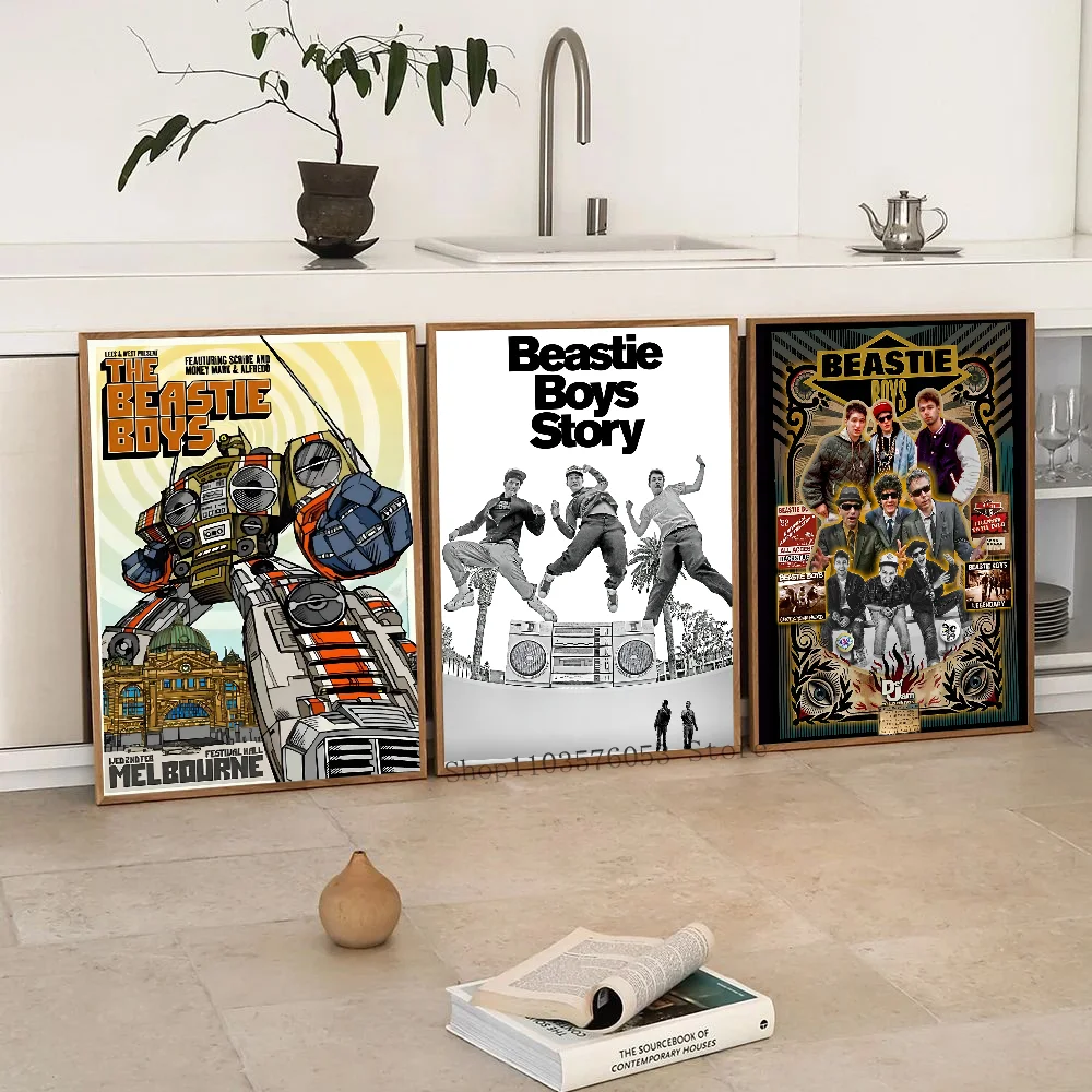 Beastie Boys Poster Stickers Living Room Bedroom Entrance Cafe Wall Art Decoration Painting Decor