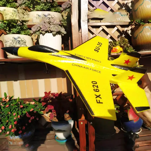 SU-35 RC Foam Airplane 2.4G RC Fighter Radio Control Glider EPP Foam Toy Electric RC Outdoor RC Airplane Kids Boys Birthday Toys 3