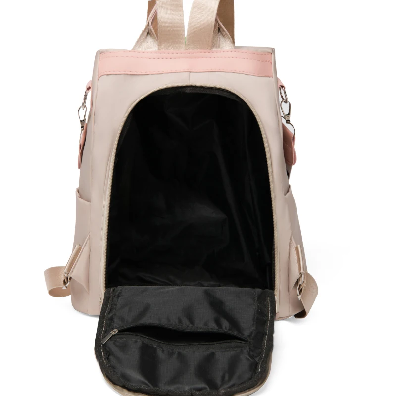 Men's and women's large capacity backpacks with adjustable shoulder straps and multiple pockets, perfect for commuting and trave