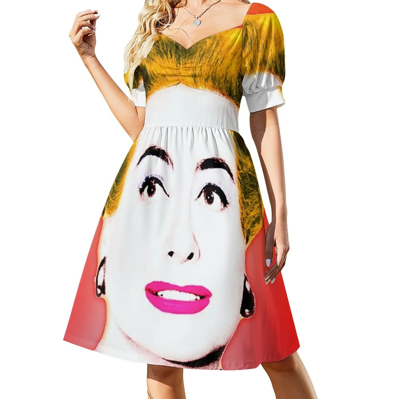 

Joan Crawford Pop Art Dress dresses ladies 2023 summer womens clothing evening dresses luxury 2023