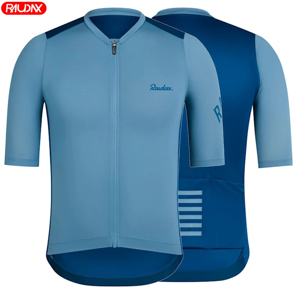 Raudax 2024 Men Short Sleeve Cycling Jerseys Ropa Ciclismo