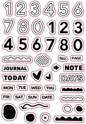 Milk Tea Transparent Silicone Stamp for DIY Scrapbooking and Photo Album Decoration (Burgundy)