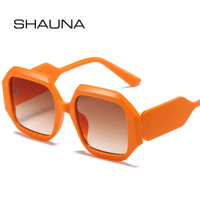 SHAUNA Retro Oversized Polygon Cat Eye Sunglasses Women Fashion Brand  Designer Gradient Lens Men Shades UV400 Sun Glasses - AliExpress