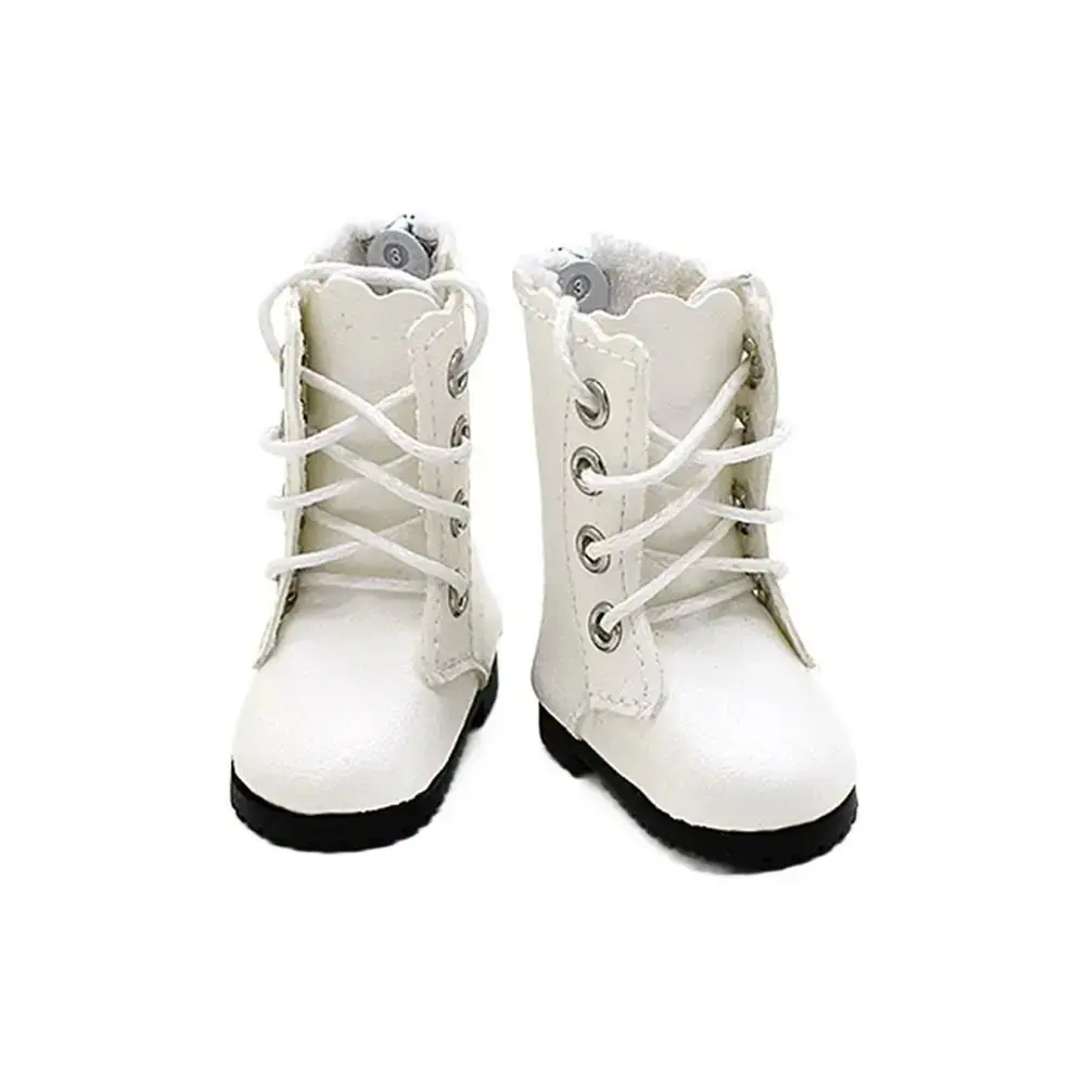 Fashion Long Knees Boots Casual Wear Knight Boots 1/6 Shoes 4.5*2.3*5cm PU Leather Leather Shoes Children's