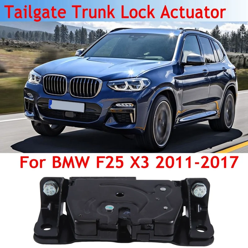 

Car Rear Tailgate Trunk Lock Actuator For BMW F25 X3 2011-2017 F32 428I Gran Coupe 51247233025/51217315021 Replacement