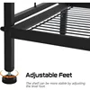 5-Wire Standing Storage Shelves, Metal Shelving Unit Pantry Rack for Laundry Kitchen Bathroom Organizer(Black) 6