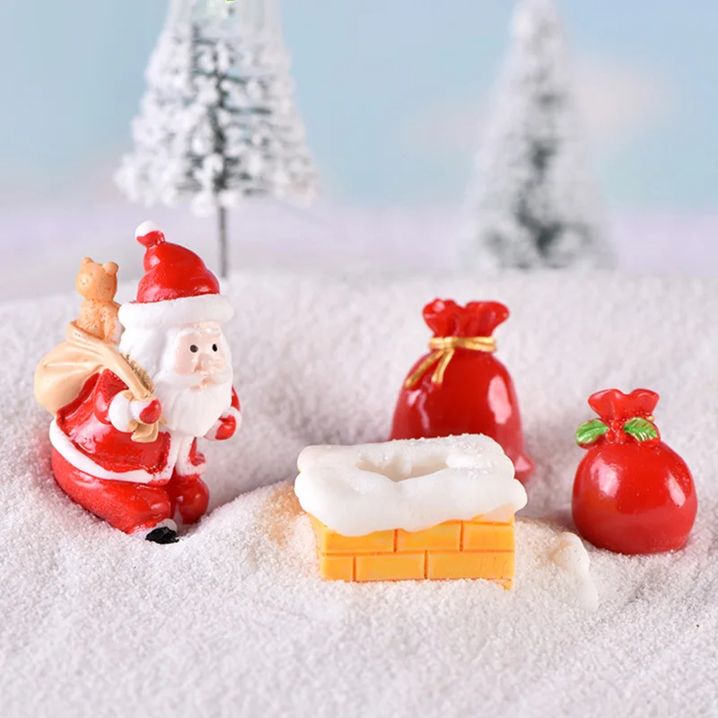 Decoraciones navideñas para el hogar Mini Santa árbol de Navidad