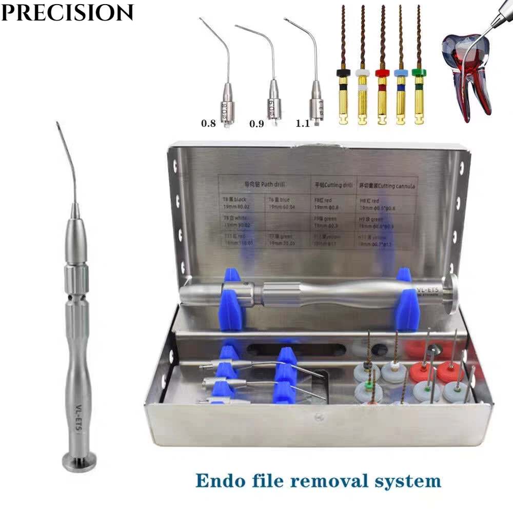 1 Set Dental File Extractor Removal System Kit Dentist Broken Files Root Canal Dentistry