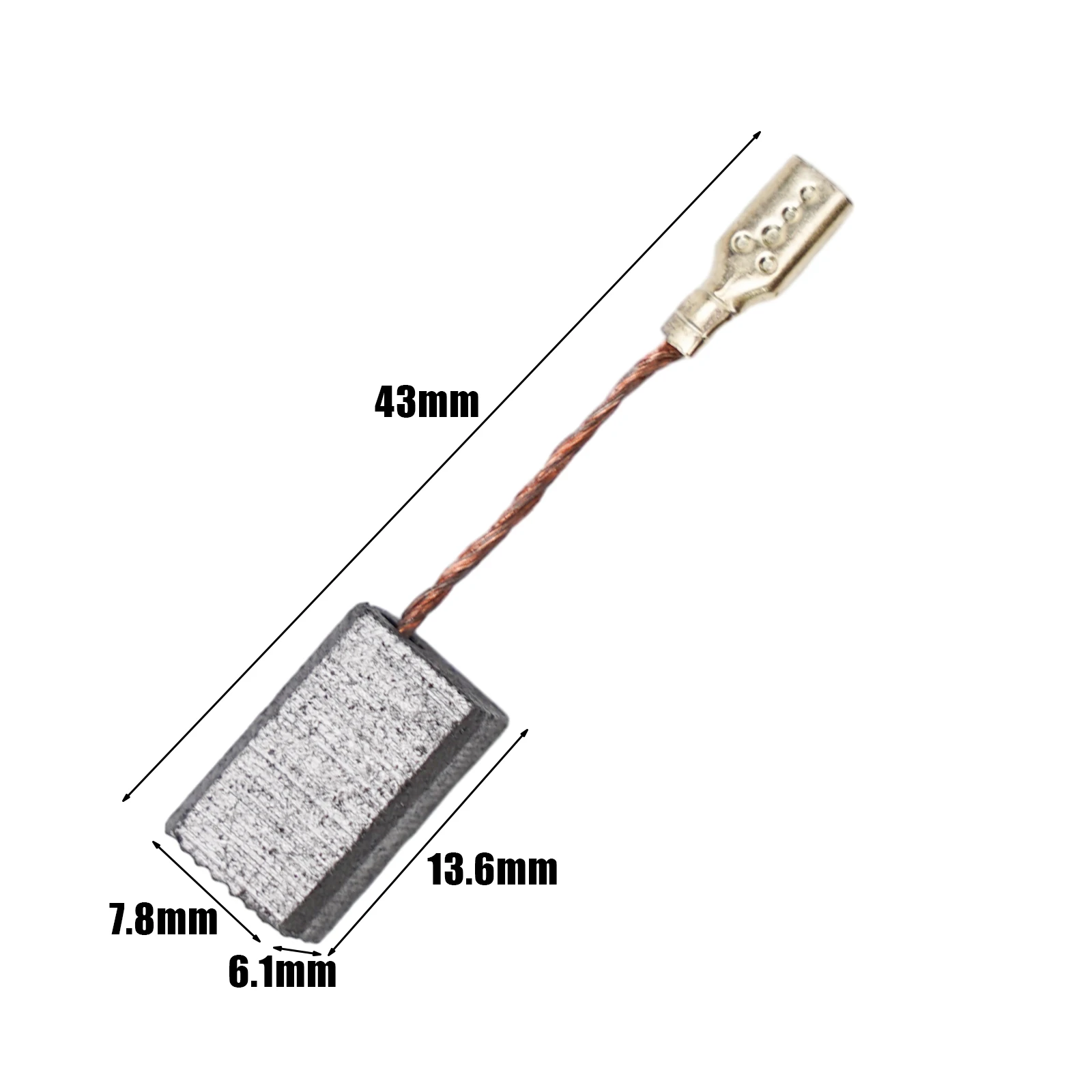 

40 шт., карбоновые щетки для электродвигателя, угловая шлифовальная машина, перфоратор, циркулярная дрель, Графитовая щетка для электрической дрели, пилы, угловая шлифовальная машина
