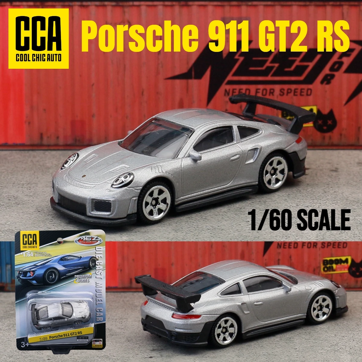 ミニカー MINIGT 1/64 Porsche 911 GT2 RS MINI GT 1:64 Porsche 911(991) GT2 RS Weissach Package LHD