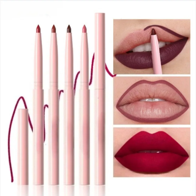 Set di penne per labbra da 6 pezzi Set di lucidalabbra a lunga durata, impermeabile, resistente al sudore, facile da colorare, che non sbiadisce, set di lucidalabbra, trucco di bellezza - immagine 4