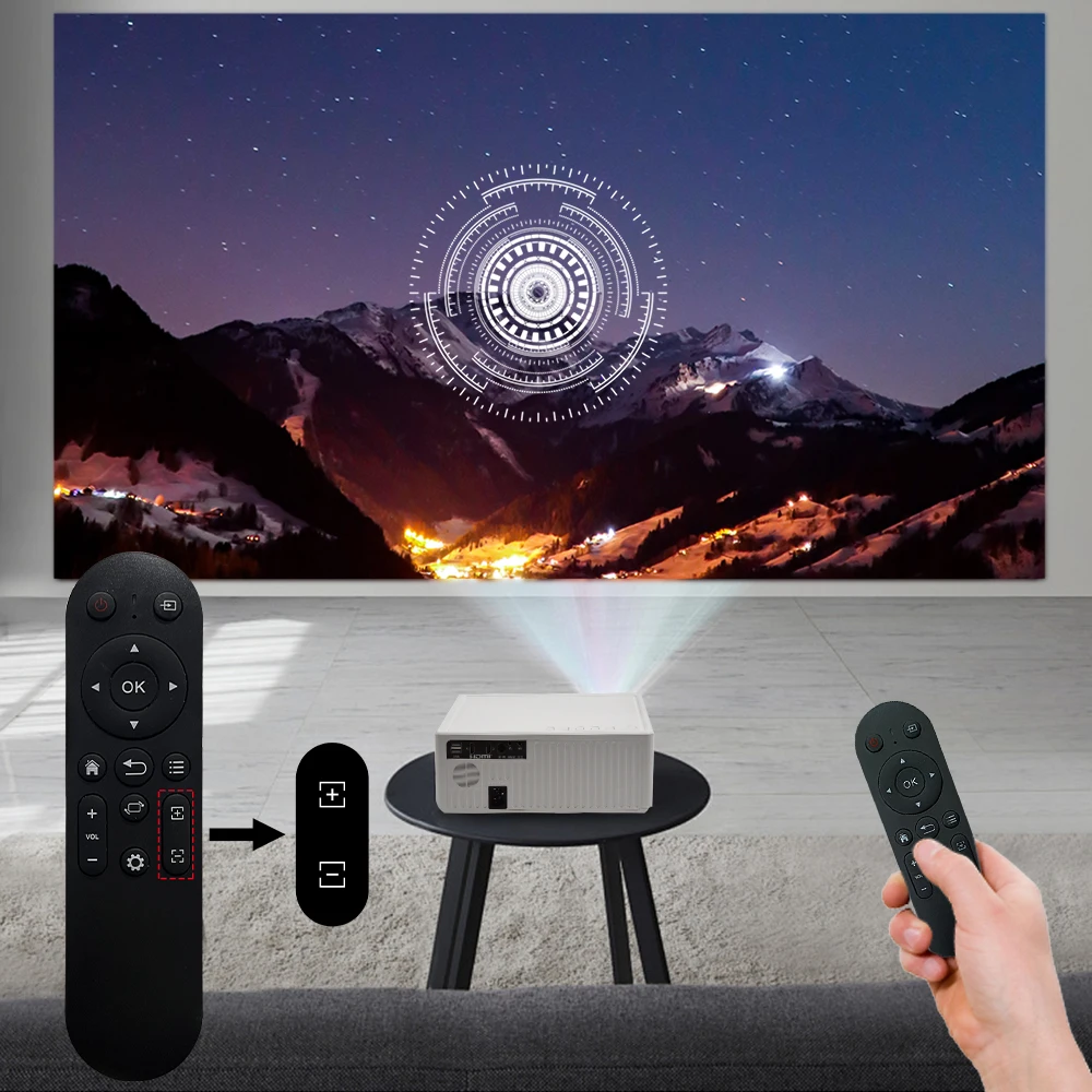 Alincoo-proyector Full HD E700 Pro, 4k, 2024 lúmenes, 5G, WIFI