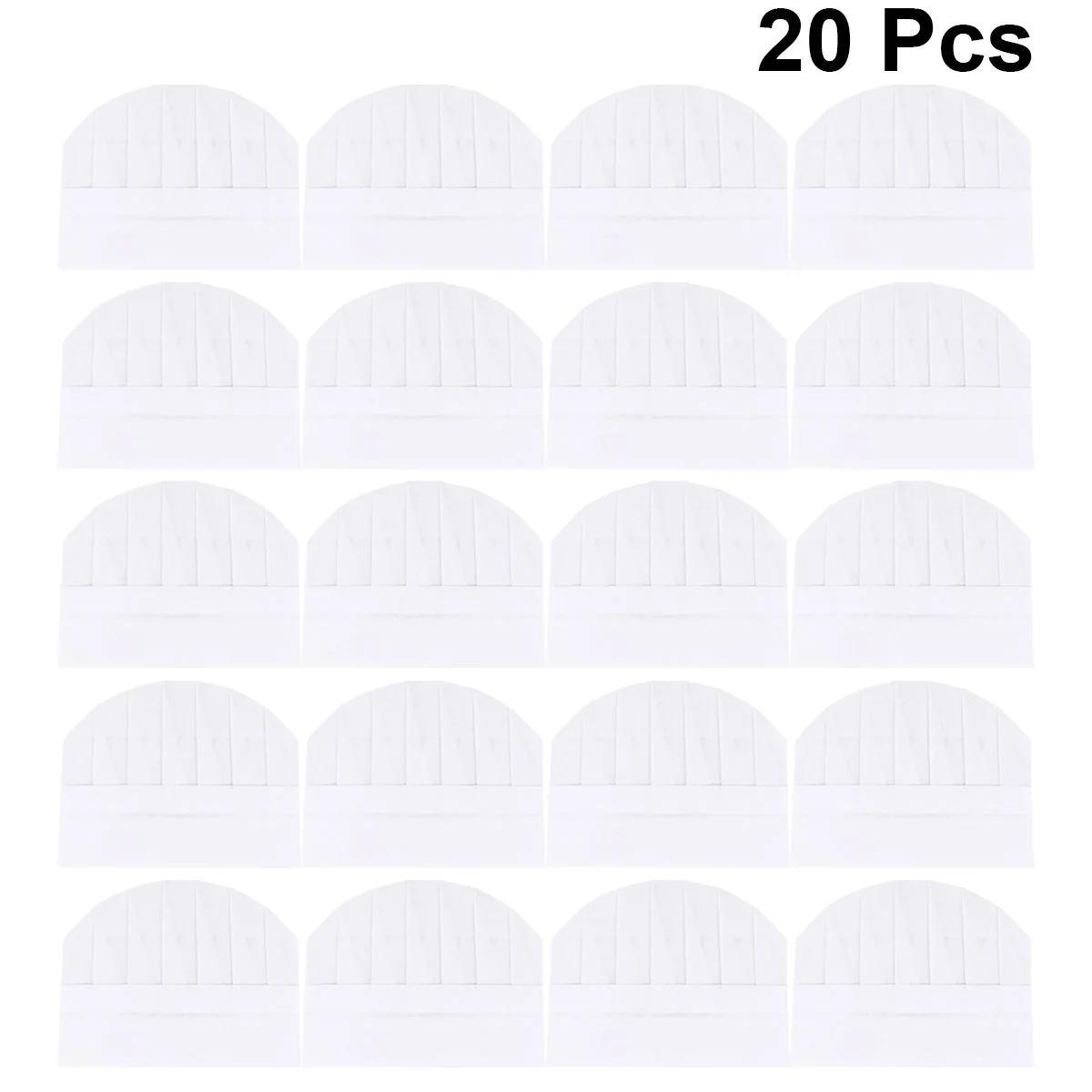 Children Disposable Chef Hats 20pcs Lightweight Headgear Simple Kitchen Accessories for Kids Boys Girls chef hats