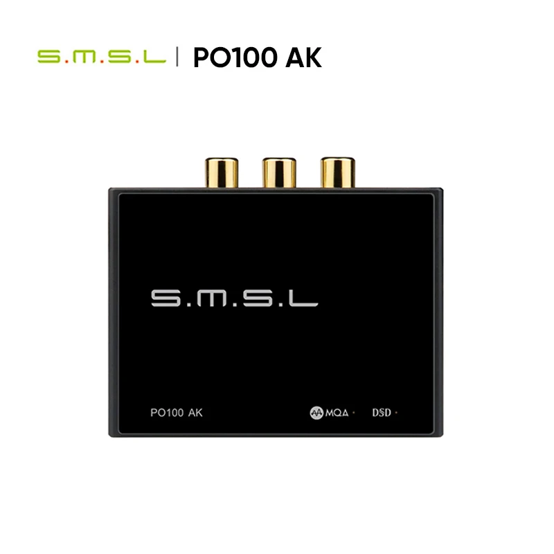 

SMSL PO100 AK USB Digital Interface Decoding MQA USB XU316+AK4493s 32bit 768Khz Optical/coaxial/RCA Output