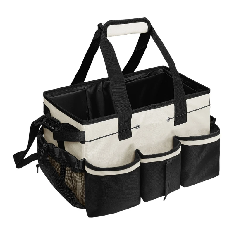 Heavy Duty Cleaning Equipment Carriers Toolbag with Reinforced Handles for Home 5