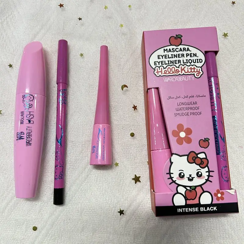 

3 шт., жидкая подводка для глаз с эффектом «Hello Kitty»