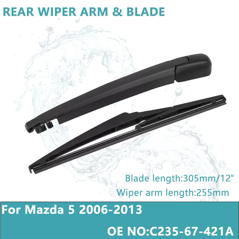 12RearWindshieldWiperArmAndBladeForMazda5Mazda5MK2MK32005