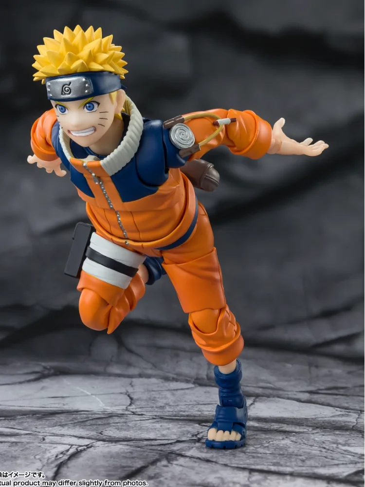 Bandai-figura de acción de NARUTO, Naruto Uzumaki Original, modelo de Anime genuino, S.H.Figuarts, T S.H.F, juguete de colección, muñeca en Stock