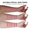 6Colors Water Lip Stain Moisturizing Lip Glaze Long Lasting Lip Ink Face Lip Dual Purpose Waterproof Liquid Cosmetic Makeup 6