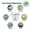 AROMA® 14-Cup Cooked / 3Qt. Select Stainless® Rice & Grain Cooker White New ARC-757-1SG 5