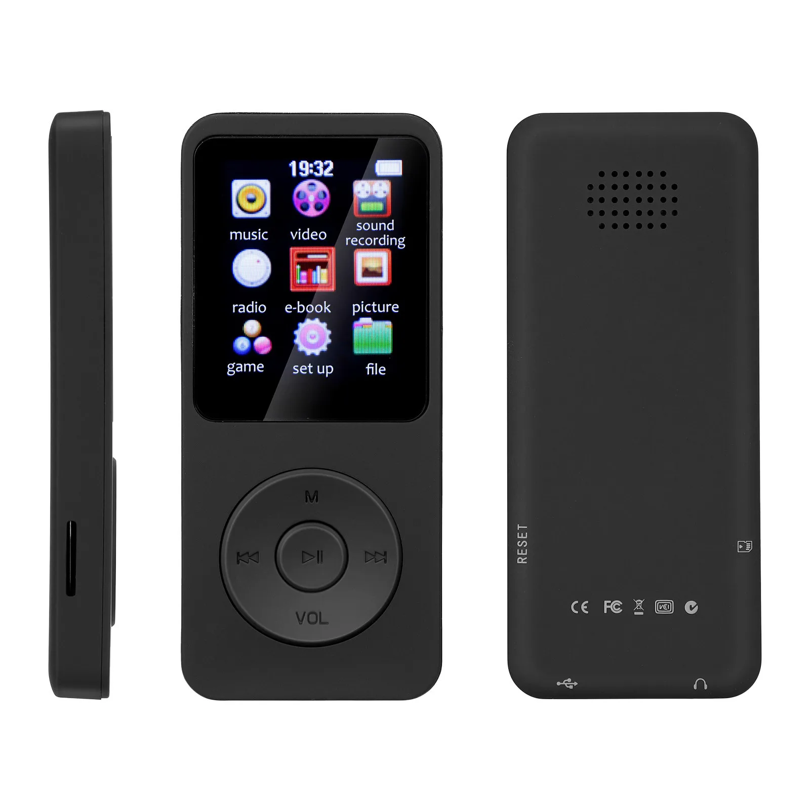 Bluetooth mp3-плеер мини-музыкальный плеер динамик модный спортивный внешний