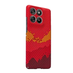 Magnetic Carbon Fiber Striped Lightweight Hard Case with Magsafe Compatibility - Motorola Edge 60 Pro (HO1)