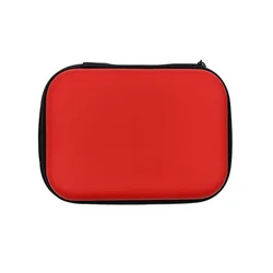 Retro Handheld Game Console Protective Carrying Case & Travel Storage Bag (Red)