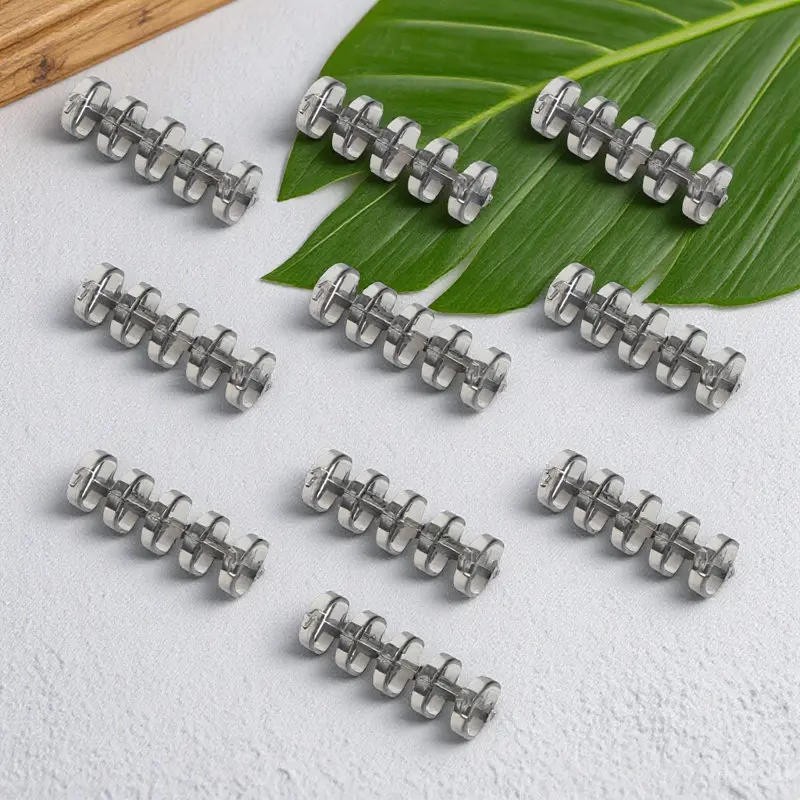 10Pcs 루스리프 바인더 서클 플라스틱 분리형 책 링 편리한 플래너 노트북 파일 액세서리 가정용 리프 바인더