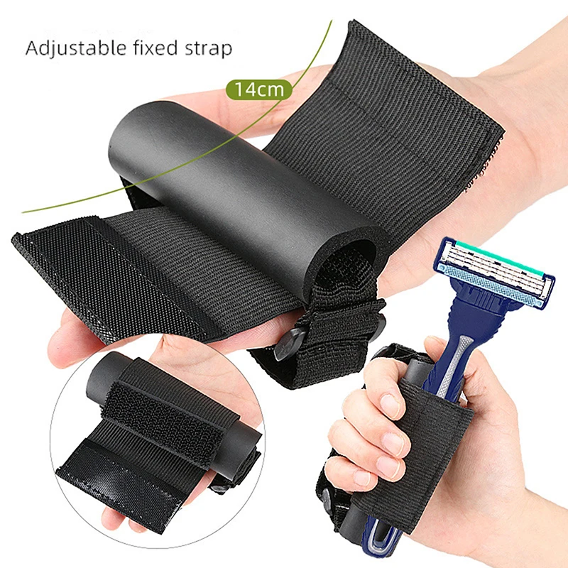 Aid Utensil Cuff Holder Strap Elastic Eating Assistance Anti Shake Cuff Spoons Forks Knife Fixing Band For Patients Elderly