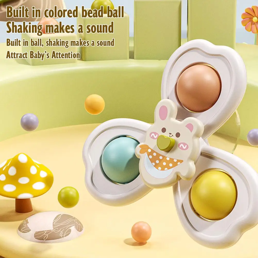 3-teiliges Saugnapf-Drehspielzeug für Babys zur Förderung der Hand-Augen-Koordination, Bade- und Reisespielzeug, Geburtstags- und Weihnachtsgeschenk – Detail 11
