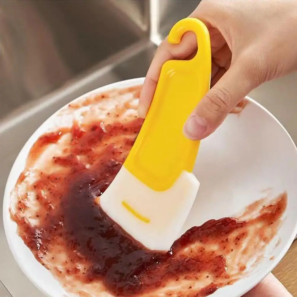 Silicone Pot Scraper Silicone Decontamination Scraper High Heat Resistant Silicone Spatula Set for Efficient Safe Kitchen Use 4