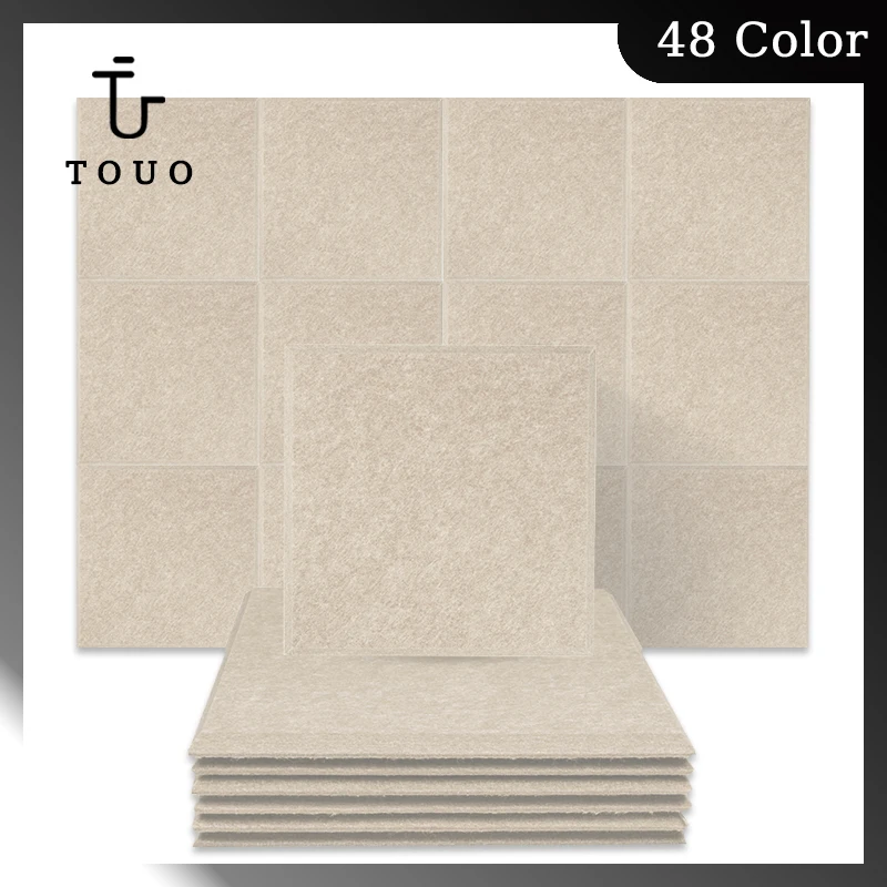 

TOUO Acoustic Isolation Door 12 Pcs Treatment Panel Home Sound Absorbing Panels Noise Insulation Absorption Panels