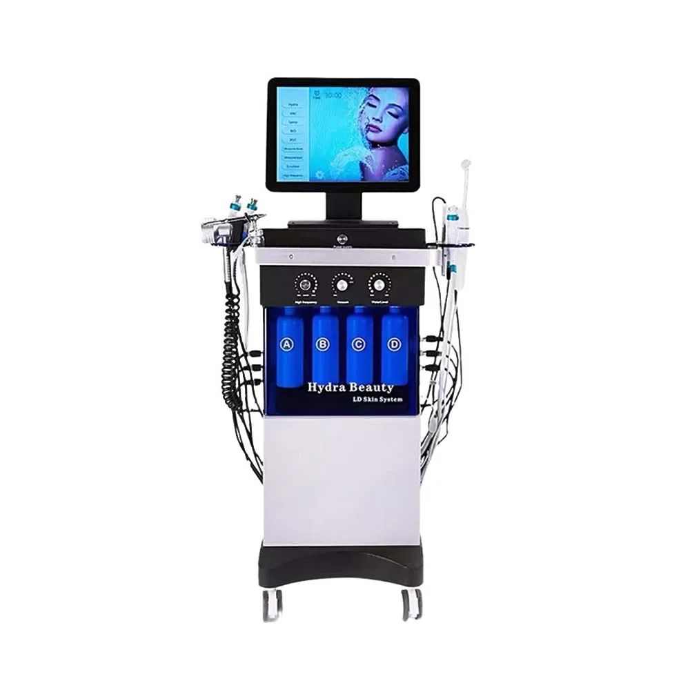 

Hydro Oxygen Jet Peel Skin Care Facial Cleansing Hydra Dermabrasion Oxygen Small Bubble Facial Machine