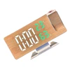 Modern Large Screen LED Clock with Projection and Alarms Temperature Humidity A0KF 2