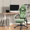 Gaming Chair Breathable Fabric Computer Chair with Pocket Spring Cushion, Comfortable Office Chair with Gel Pad and Storage Bag 2