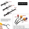 Carp Bait Screws With Ring Mirco Swivel Carp Bait For Carp Ronnie Rig Zig Chod Boilies Screws Carp Hiar Rig Terminal Tackle 3