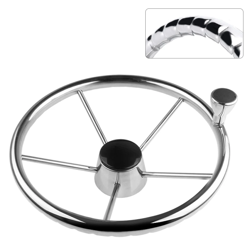 Marine Steering Wheel 13-1/2" 5 Spoke Marine Accessories Marine Hardware