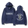 Men's Pure Cotton Hooded Sweatshirt Sons of Anarchy SAMCRO Double-sided Printed Men's and Women's Fashion Brand Design Pullover 3