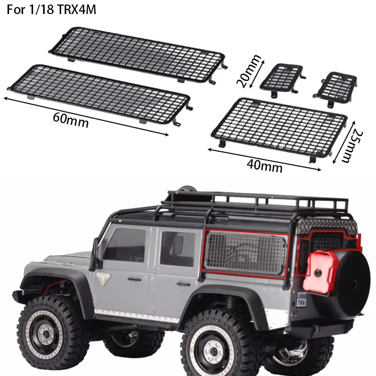 Pare-chocs Avant Avec Lumière Pour Voiture RC Traxxas TRX4M 1/18 Defender/Bronco - Style Off-road, Facile à Installer